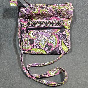 Tanyalee Design Quilted Crossbody Bag Pink Paisley Floral Shoulder Purse